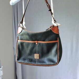 Dooney & Bourke geniune leather shoulder bag with red interior